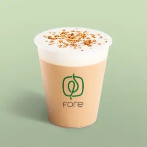 Iced Butterscotch Sea Salt Latte