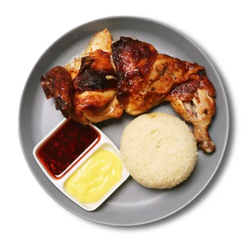 Half Chicken Butter Rice