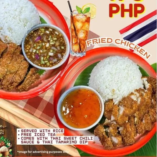 fried chicken with rice