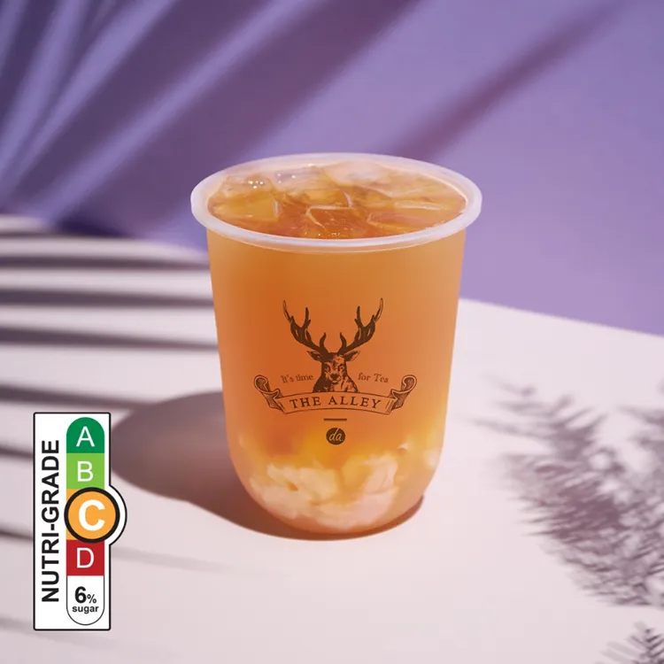 Lychee Green Tea w Crystal Pearl and Lychee Bits