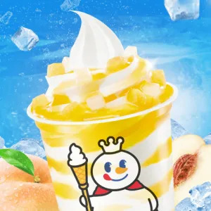 Yellow Peach Sundae