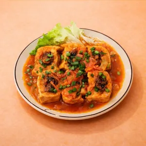 Đậu nhồi thịt cà chua