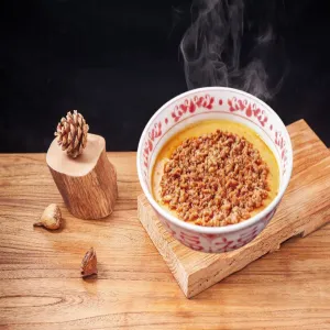 Organic Steamed Egg with Minced Pork