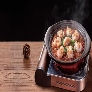 Big Shrimp with Vermicelli and Garlic