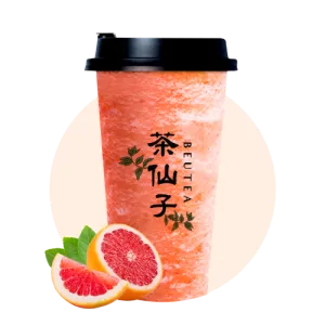 云边红柚 Fresh Grapefruit Tea (L) Jasmine Green