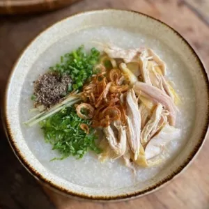 cháo gà Chicken Porridge 鸡肉粥