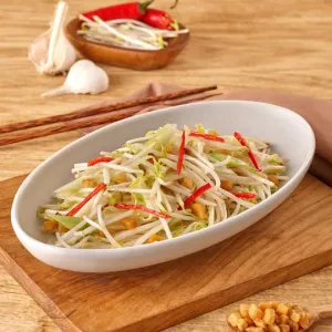 Tumis Tauge Dengan Ikan Asin