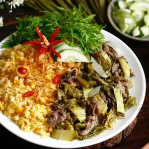 cơm chiên dưa bò Beef fried rice 牛肉炒饭