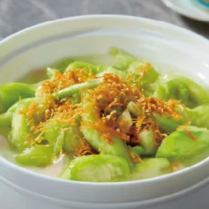 Braised Luffa with Dried Scallop