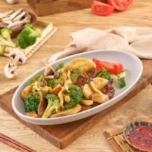 Tumis Sapi Brokoli Dengan Tiga Jamur
