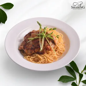 [Promo] Aglio e Olio Chicken Chop w/ Drinks