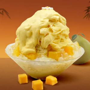 Mango Pomelo Sago Shaved Ice with Toppings 杨枝甘露雪花冰 (附配料)