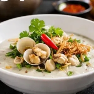 cháo nghêu Clam Porridge 蛤圳粥