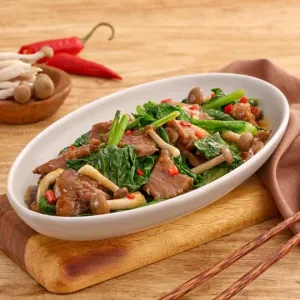 Tumis Kailan Dengan Sapi