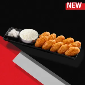ปีกกลางไก่บอนชอน (ไก่ทอด เกาหลี) (10 ชิ้น)