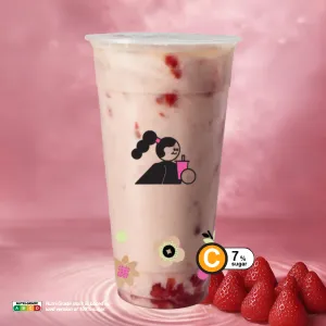 (L) Strawberry Milk Tea