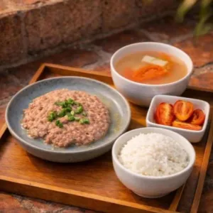 冬菜蒸肉饼饭-手作溫度 Steamed Minded Pork and Pickled Vegetable With Rice