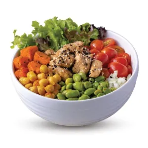 Chicken Teriyaki Poke (418 kcal)