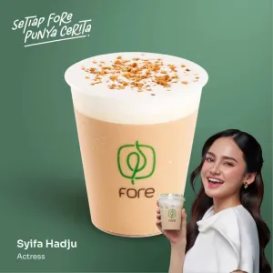Iced Butterscotch Sea Salt Latte