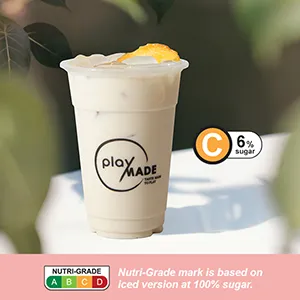 (M) White Peach Oolong Milk Tea