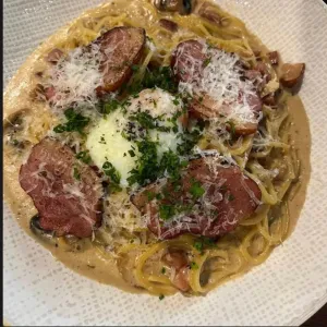 Smoked Duck Carbonara
