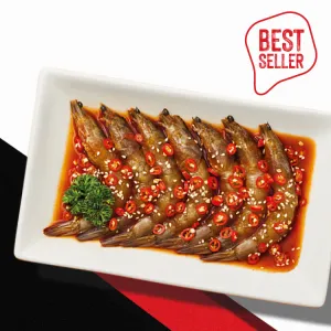 กุ้งดองซีอิ๊วโคชูจัง (7 ตัว)