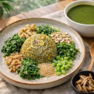 传统擂茶炒饭 - 经典美味 TRADITIONAL LEI CHA FRIED RICE