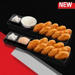 ปีกกลางไก่บอนชอน (ไก่ทอด เกาหลี) (18 ชิ้น)