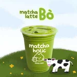 Matcha Latte Sữa Bò Size M