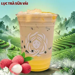 Lục Trà Sữa Vải-Hồ Tùng Mậu