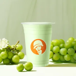 Green Grape Jasmine Milk Tea 青提茉莉冰奶