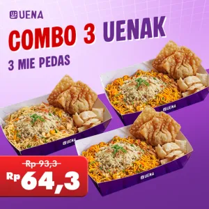 Combo 3 UENAk - 3 Mie Pedas