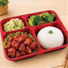 Signature Sauce Pork Cube Bento 酱爆咕咾肉套餐
