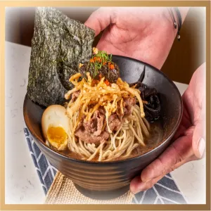 Black Truffle Ramen with Wagyu