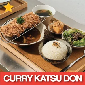 CURRY KATSU DON (SET) 日式咖喱炸鸡排饭