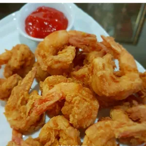 Paket Nasi Udang Goreng Tepung (AS)