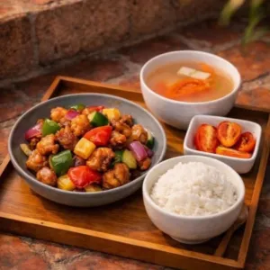 咕噜肉饭-童年美味記憶 Sweet and Sour Pork With Rice