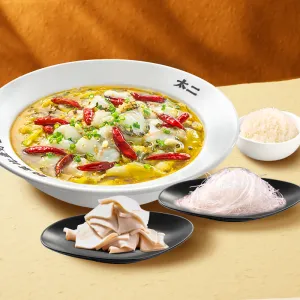Suancai & Fish For 1 People 单人餐（黑鱼酸菜鱼+米饭）