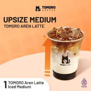UPSIZE Medium - TOMORO Aren Latte