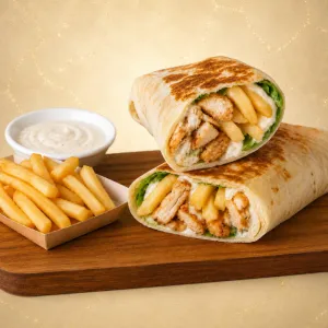 Small Shawarma With Fries