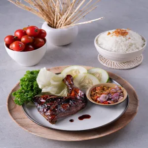 Nasi + Ayam Bakar Bumbu Madu
