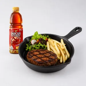 HOLYSTEAK! 400GR + TEH PUCUK HARUM