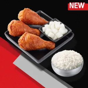 น่องไก่บอนชอน (ไก่ทอด เกาหลี) (3 ชิ้น)