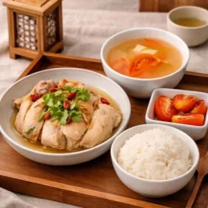 药膳盐焗鸡饭-靜養好味Salted Baked Chicken With Herbs With Rice