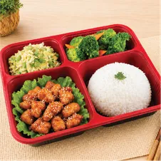 Honey Chicken Bento 蜜汁鸡丁套餐