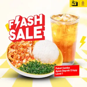 Paket Combo Ayam Geprek Crispy Level 1