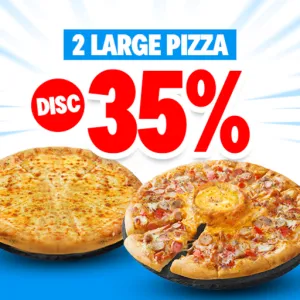 Disc 35% 2 Large Pizza - Super Brand