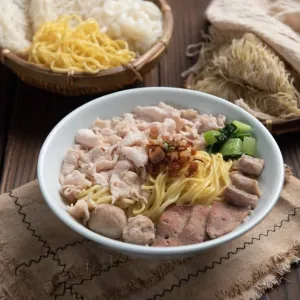 (Soup) Sang Nyuk Pork Noodles (汤) 沙巴生肉面