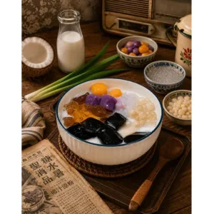 Grass Jelly Coconut Milk 仙草椰奶