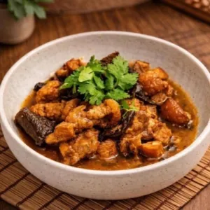 客家焖肉焖木耳-時光的味道 Hakka Style Braised Pork Belly With Black Fungus